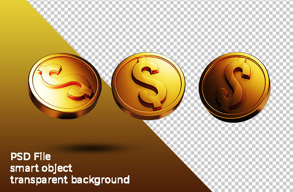 3D Coin Gold Dollars Isolated: A Strategic Visual Asset for Purpose-Driven Communication