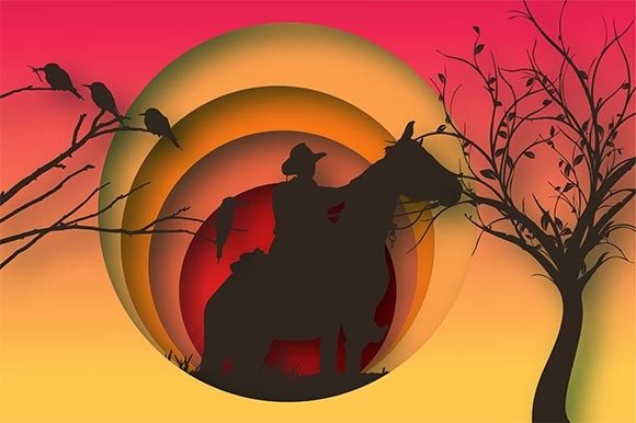 3D Cowboy Paper Cutout: Creative Depth for Real Projects