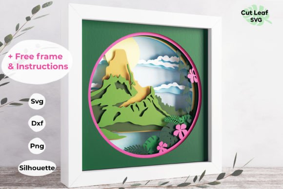 3D Hawaii Shadow Box, Ocean, Aloha