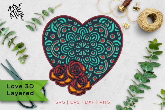 3D Heart Love Mandala: Meaning & Creative Impact