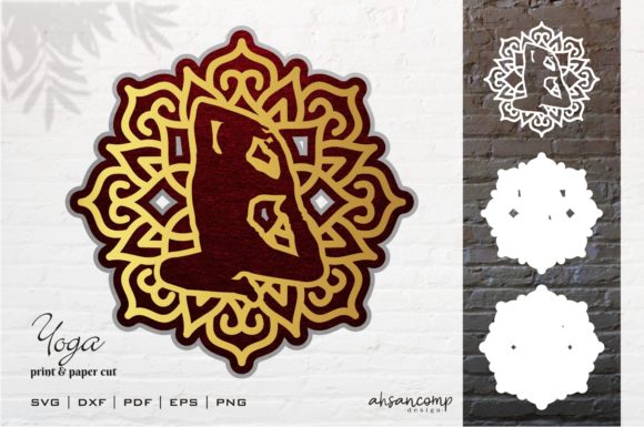 3D Layered Yoga Cut File: A Strategic Design Asset for Purposeful Creation