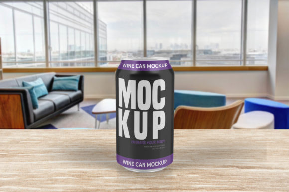 Beer Can Mockup V5: Realistic, Flexible & Ready to Use
