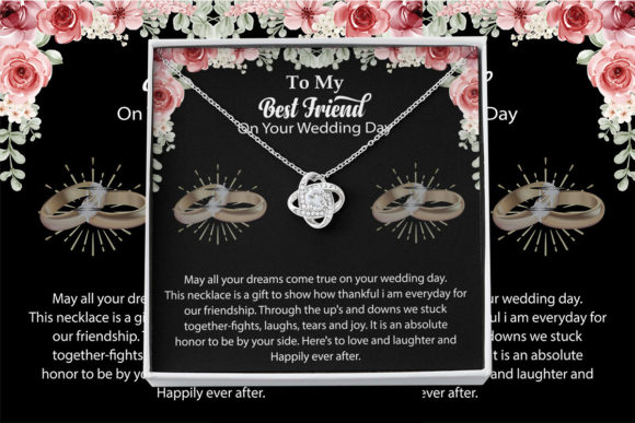 Best Friend Message Card for POD Graphic