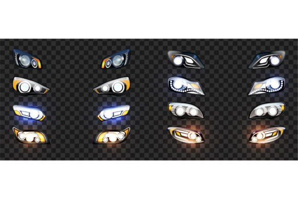 Car Headlight with Glowing Light Effect: A Strategic Tool for Clarity and Impact