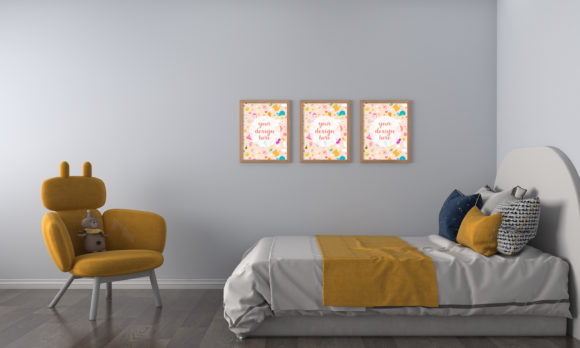 How A 3D Rendering Kids Bedroom Empty Frames Transforms Design, Collaboration, and Learning