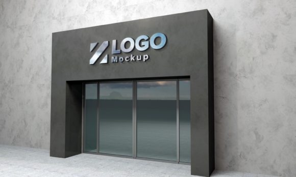 Steel Logo Mockup 3D Sign Building: Where Precision Meets Visual Impact